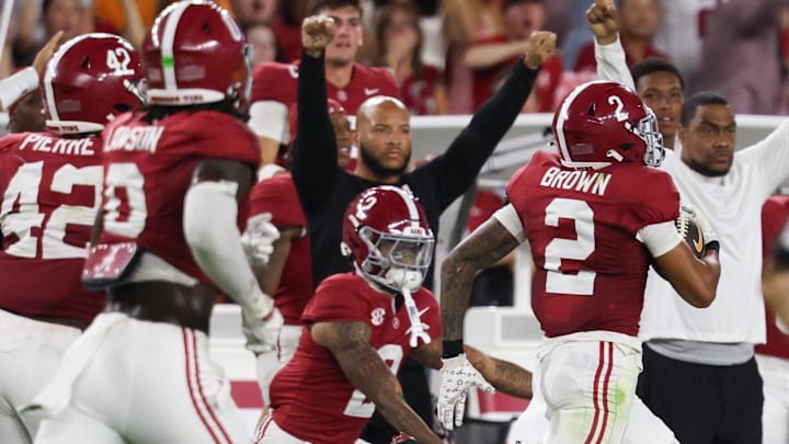Alabama Crimson Tide defensive back Zabien Brown (2)