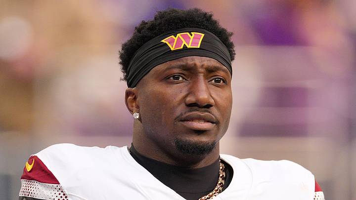 Washington Commanders wide receiver Deebo Samuel. Washington Commanders wide receiver Deebo Samuel.