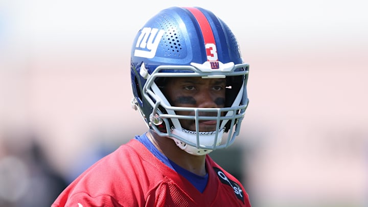 New York Giants quarterback Russell Wilson 