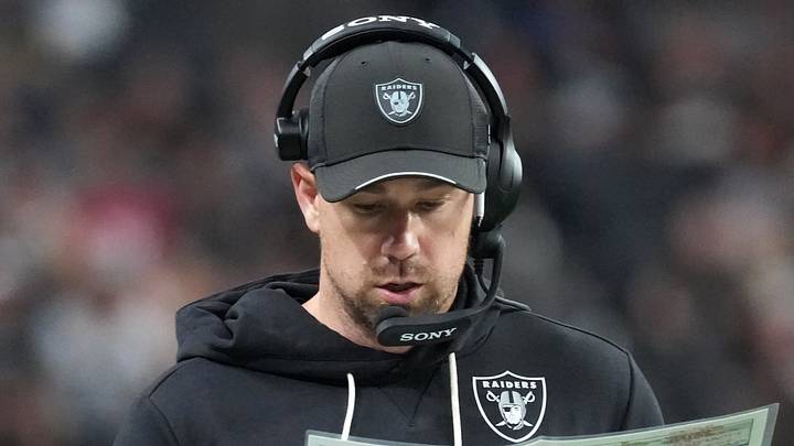 Las Vegas Raiders head coach Klint Kubiak