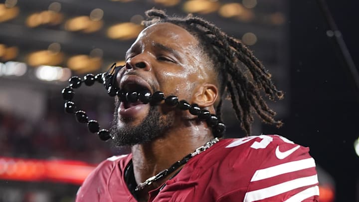 San Francisco 49ers linebacker Dre Greenlaw (57)