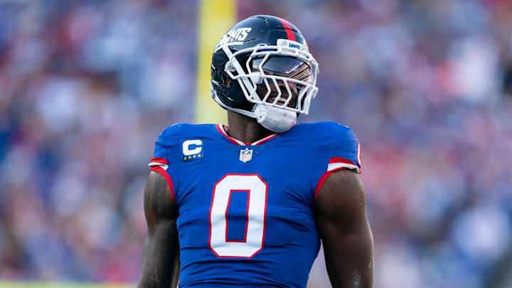 New York Giants linebacker Brian Burns is the 2025 George Young-Ernie Accorsi Media Good Guy Award winner.