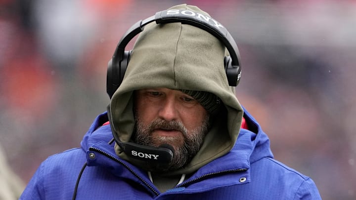 Brian Daboll, formerly of the New York Giants, on the sidelines Brian Daboll, formerly of the New York Giants, on the sidelines