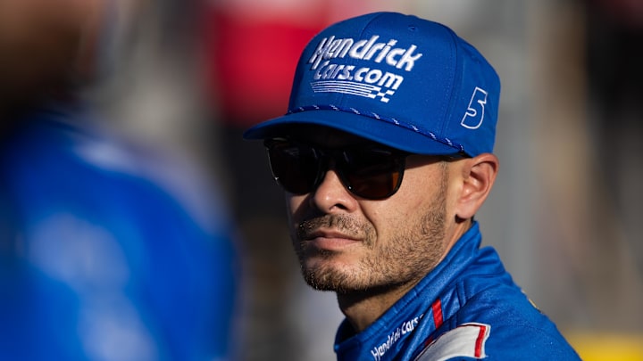 Kyle Larson (shown here in 2024 at Phoenix Raceway) took home his third career win in the prestigious Chili Bowl Nationals indoor dirt race in Tulsa, Oklahoma.