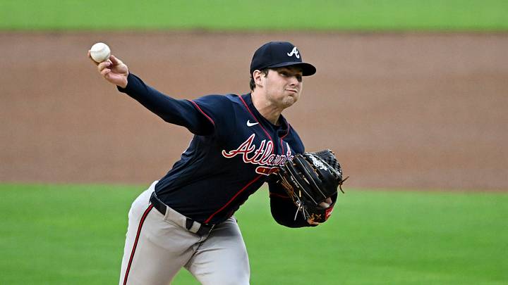 Jun 23, 2026; San Diego, California, USA; Atlanta Braves pitcher Jr. Ritchie (60) delivers during the first inning against the San Diego Padres at Petco Park. Mandatory Credit: Denis Poroy-Imagn Images Jun 23, 2026; San Diego, California, USA; Atlanta Braves pitcher Jr. Ritchie (60) delivers during the first inning against the San Diego Padres at Petco Park. Mandatory Credit: Denis Poroy-Imagn Images