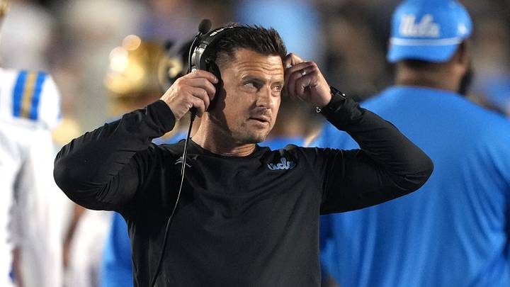 Sep 5, 2026; Berkeley, California, USA; UCLA Bruins head coach Bob Chesney during the first quarter against the California Golden Bears at California Memorial Stadium. Mandatory Credit: Darren Yamashita-Imagn Images Sep 5, 2026; Berkeley, California, USA; UCLA Bruins head coach Bob Chesney during the first quarter against the California Golden Bears at California Memorial Stadium. Mandatory Credit: Darren Yamashita-Imagn Images
