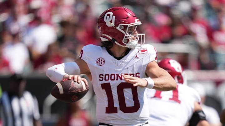 Oklahoma Sooners quarterback John Mateer has quickly emerged as one of the top players in college football.
