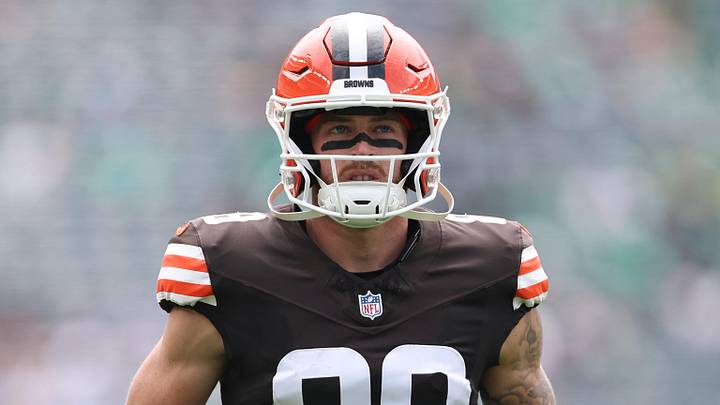 Cleveland Browns wide receiver Kaden Davis Cleveland Browns wide receiver Kaden Davis