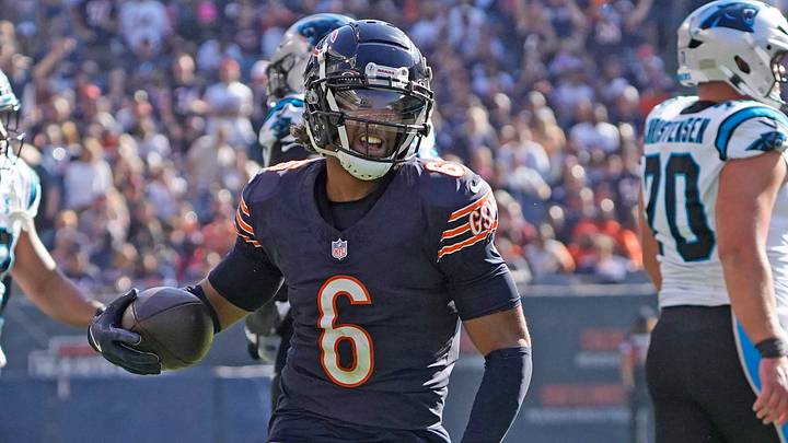 Oct 6, 2024; Chicago, Illinois, USA; Chicago Bears cornerback Kyler Gordon (6) Oct 6, 2024; Chicago, Illinois, USA; Chicago Bears cornerback Kyler Gordon (6)