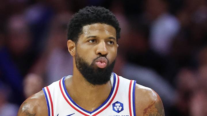 Former Philadelphia 76ers forward Paul George (8). Former Philadelphia 76ers forward Paul George (8).