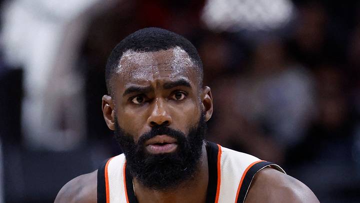 Detroit Pistons forward Tim Hardaway Jr. (8) dribbles in the second half against the Sacramento Kings at Little Caesars Arena on Apr 7, 2025. Detroit Pistons forward Tim Hardaway Jr. (8) dribbles in the second half against the Sacramento Kings at Little Caesars Arena on Apr 7, 2025.