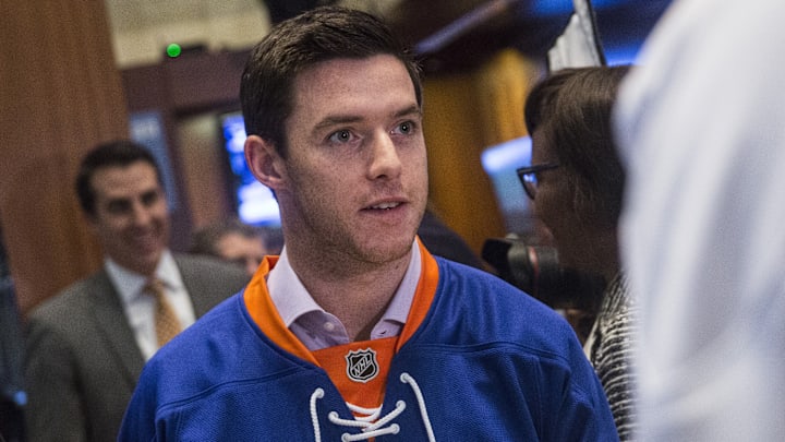 National Hockey League Launches Hockey Season At New York Stock Exchange