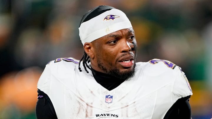 Baltimore Ravens running back Derrick Henry