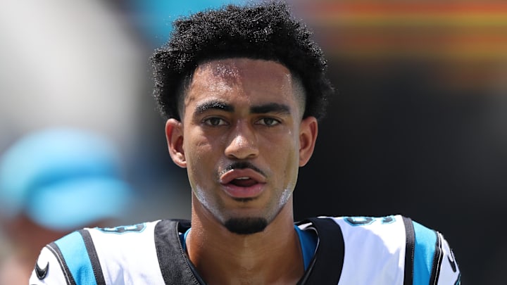 Carolina Panthers quarterback Bryce Young