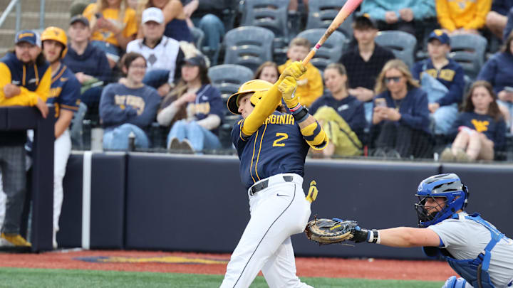 West Virginia University utility player Gavin Kelly