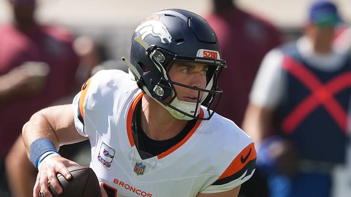 Denver Broncos quarterback Bo Nix