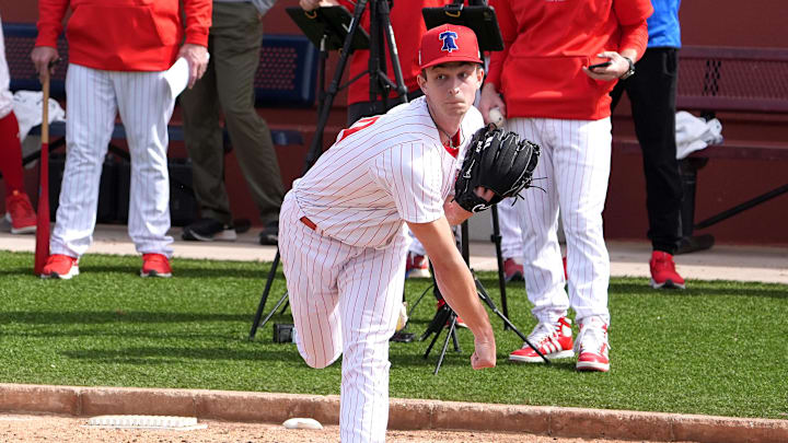 Philadelphia Phillies pitcher Mick Abel headlines the Spring Breakout roster