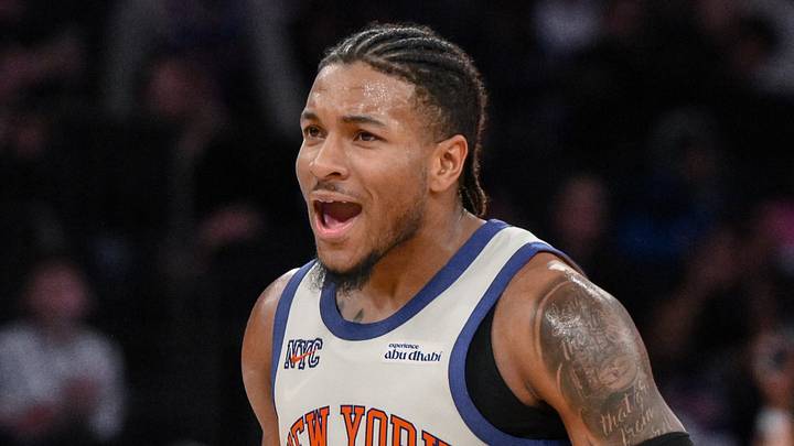 Jan 17, 2026; New York, New York, USA; New York Knicks guard Miles McBride (2) reacts during the second half against the Phoenix Suns at Madison Square Garden. Mandatory Credit: John Jones-Imagn Images Jan 17, 2026; New York, New York, USA; New York Knicks guard Miles McBride (2) reacts during the second half against the Phoenix Suns at Madison Square Garden. Mandatory Credit: John Jones-Imagn Images