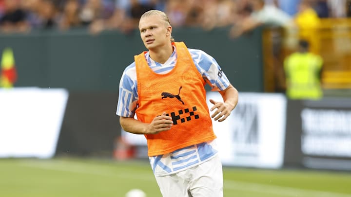 Haaland convirtió en la victoria sobre el Aston Villa