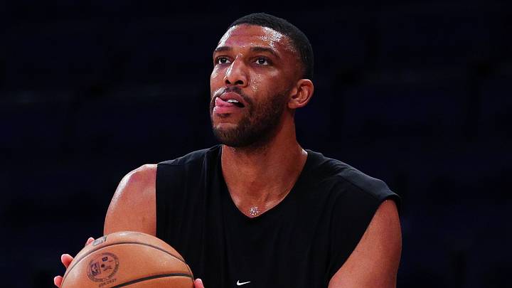 Oct 12, 2026; New York, New York, USA; New York Knicks center Tony Bradley (18) warms up before the game against the Minnesota Timberwolves at Madison Square Garden. Mandatory Credit: Vincent Carchietta-Imagn Images Oct 12, 2026; New York, New York, USA; New York Knicks center Tony Bradley (18) warms up before the game against the Minnesota Timberwolves at Madison Square Garden. Mandatory Credit: Vincent Carchietta-Imagn Images