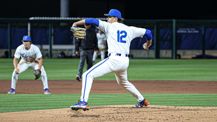 Liam Peterson moved to 1-0 on the year with a career-night in the Florida Gators' season-opener against Air Force. Liam Peterson moved to 1-0 on the year with a career-night in the Florida Gators' season-opener against Air Force.
