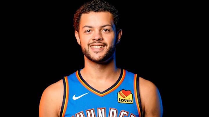 Alex Reese is pictured during the Thunder media day at the Paycom Center in Oklahoma City, on Monday, Sept. 30, 2024. Alex Reese is pictured during the Thunder media day at the Paycom Center in Oklahoma City, on Monday, Sept. 30, 2024.