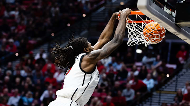 San Diego State Aztecs forward Pharaoh Compton (5).