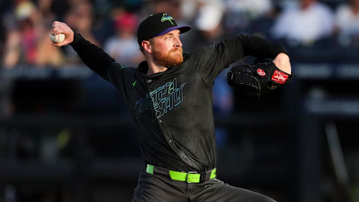 Tampa Bay pitcher Drew Rasmussen was perfect through his first three innings Tuesday in the Rays' 4-3 win over the Chicago White Sox.