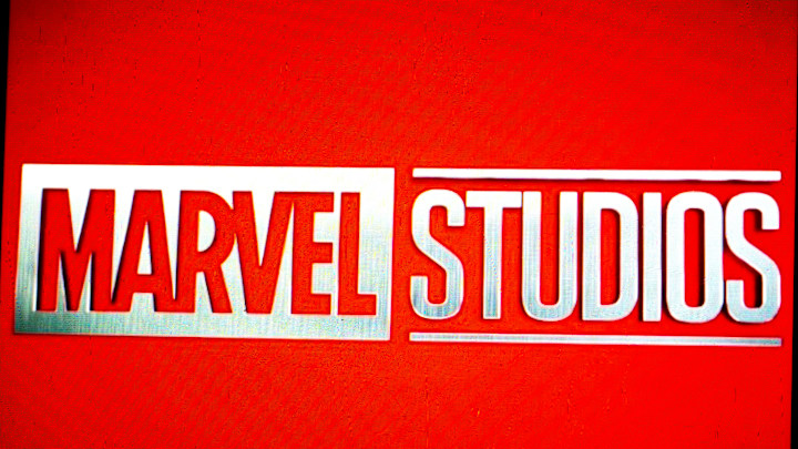 In this photo illustration, the Marvel Studios logo is seen...