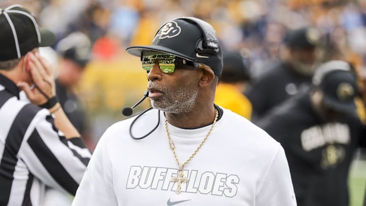 Buffaloes athletic director Rick George responded to a fan who claimed coach Deion Sanders is on the hot seat this year. Buffaloes athletic director Rick George responded to a fan who claimed coach Deion Sanders is on the hot seat this year.