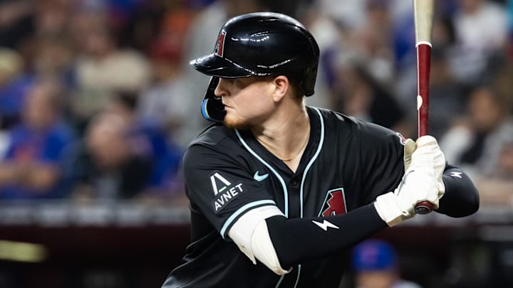 May 5, 2025; Phoenix, Arizona, USA; Arizona Diamondbacks designates hitter Pavin Smith against the New York Mets at Chase Field. Mandatory Credit: Mark J. Rebilas-Imagn Images May 5, 2025; Phoenix, Arizona, USA; Arizona Diamondbacks designates hitter Pavin Smith against the New York Mets at Chase Field. Mandatory Credit: Mark J. Rebilas-Imagn Images