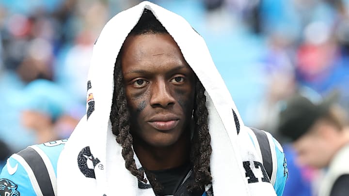 Carolina Panthers cornerback Jaycee Horn Carolina Panthers cornerback Jaycee Horn