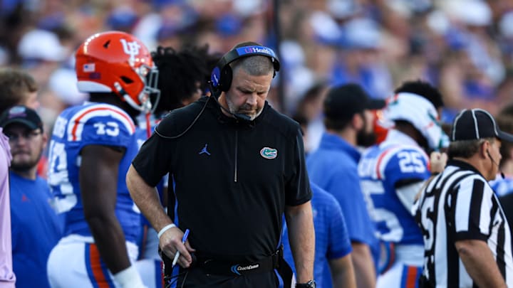 Billy Napier was fired as Florida's head coach on Oct. 19. Billy Napier was fired as Florida's head coach on Oct. 19.