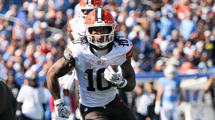 Cleveland Browns running back Quinshon Judkins