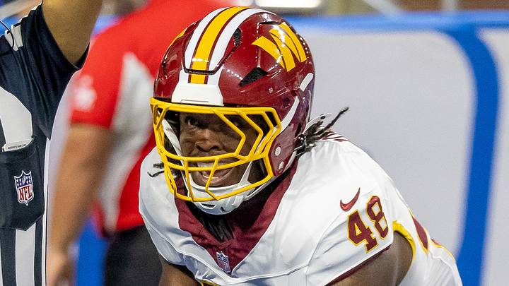 Washington Commanders outside linebacker Joshua Josephs Washington Commanders outside linebacker Joshua Josephs