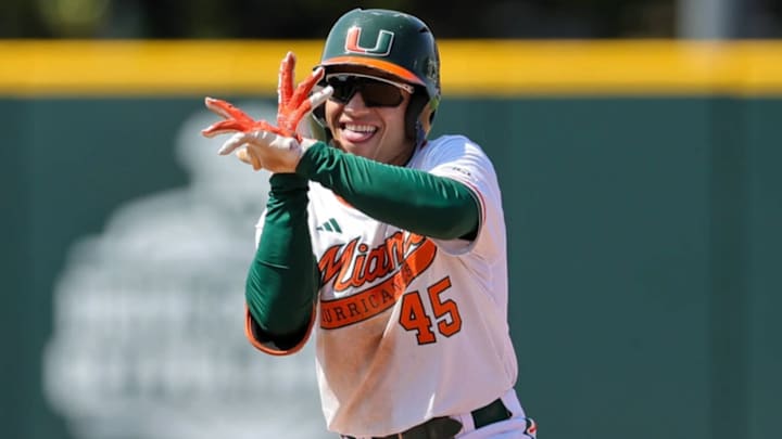 Edgardo Villegas celebrating after getting on base with a double.