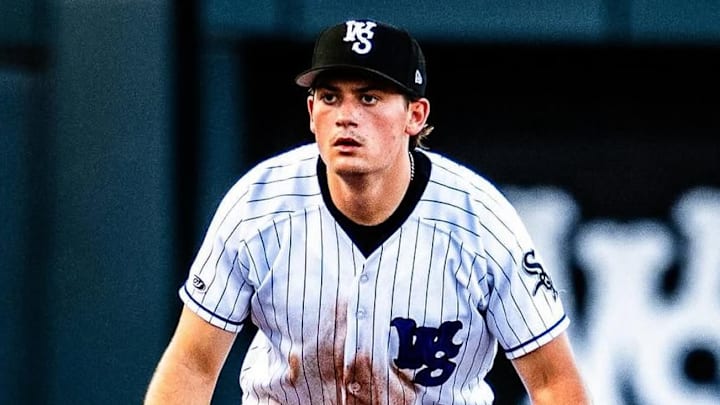 White Sox prospect Sam Antonacci readies himself for a ground ball while playing for the High-A Winston-Salem Dash. White Sox prospect Sam Antonacci readies himself for a ground ball while playing for the High-A Winston-Salem Dash.