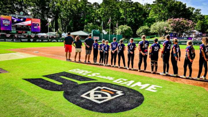 Little League Softball World Series in Stallings Stadium at Elm Street Park in Greenville, NC.