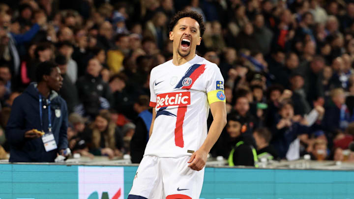 Marquinhos a profité de ce fait de jeu pour inscrire un but.