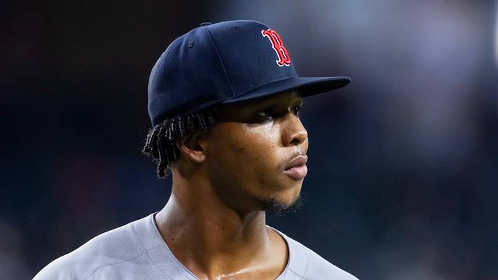 Boston Red Sox pitcher Brayan Bello (66).