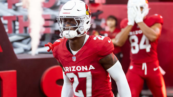 Arizona Cardinals cornerback Divaad Wilson (27). Arizona Cardinals cornerback Divaad Wilson (27).