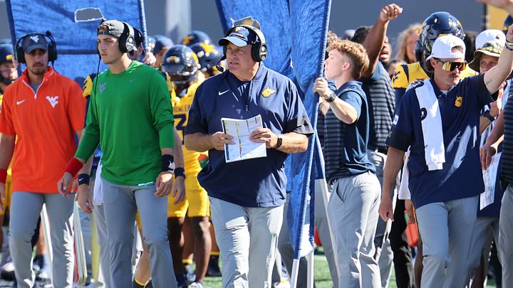 West Virginia University head coach Rich Rodriguez