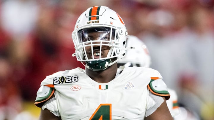 Miami Hurricanes defensive lineman Rueben Bain Jr.