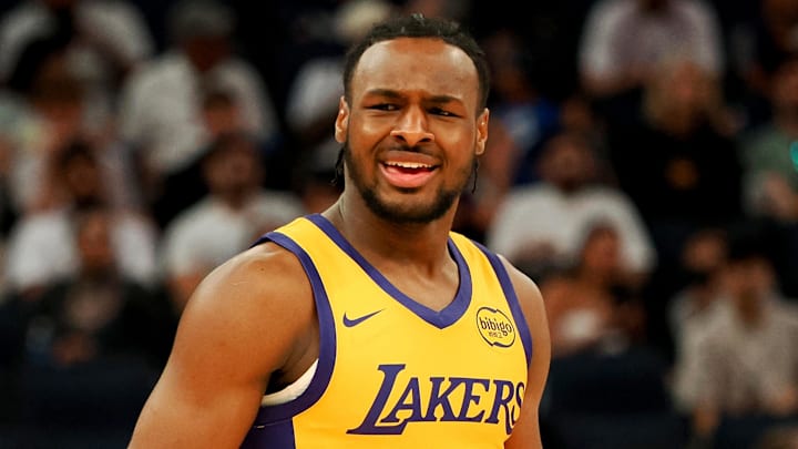 Los Angeles Lakers guard Bronny James Jr. 