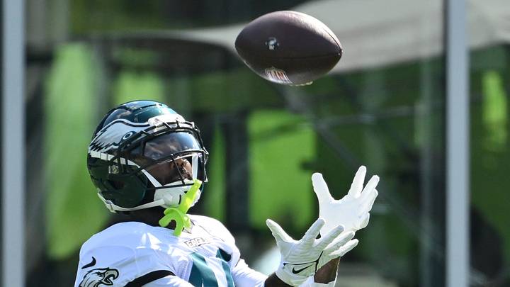 Philadelphia Eagles wide receiver Elijah Moore Philadelphia Eagles wide receiver Elijah Moore