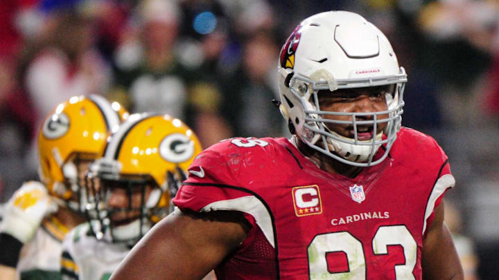 Arizona Cardinals defensive end Calais Campbell against the Packers in 2015. Arizona Cardinals defensive end Calais Campbell against the Packers in 2015.
