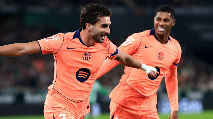 Ferran Torres (left) was at his devastating best against Real Betis. 