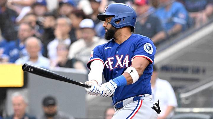 Texas Rangers shortstop Ezequiel Duran.