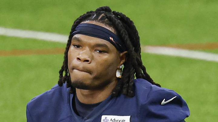 Chicago Bears wide receiver Zavion Thomas