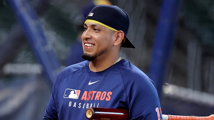 Houston Astros designated hitter Isaac Paredes Houston Astros designated hitter Isaac Paredes